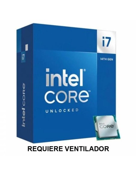 CPU INTEL S-1700    I7-14700K  3.4GHZ BOX SIN VENTILADOR PN: BX8071514700K EAN: 5032037278485   