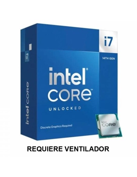 CPU INTEL S-1700    I7-14700KF 3.4GHZ BOX SIN VENTILADOR PN: BX8071514700KF EAN: 5032037278508   