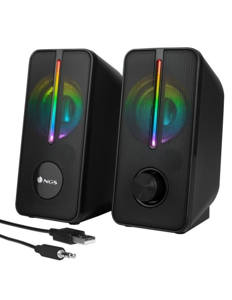 ALTAVOZ 2.0 NGS GSX-150 12W    NEGRO RGB PN: GSX-150 EAN: 8435430619287   