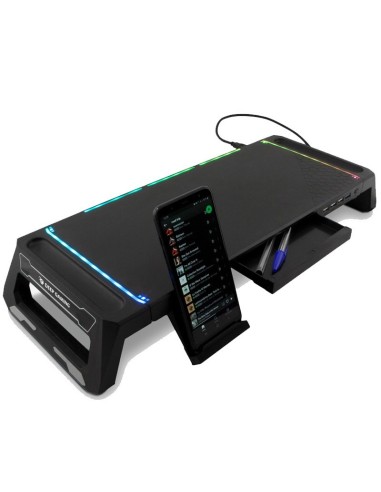 SOPORTE ELEVADOR DEEP GAMING   RGB + HUB PN:...