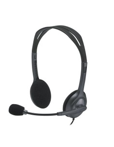 AURI + MIC 3.5MM 1.8M LOGITECH H111 NEGRO PN: 981-000593...