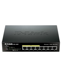 SWITCH GIGA  8PTOS DLINK       DGS-1008P 4 STD + 4 PTOS...