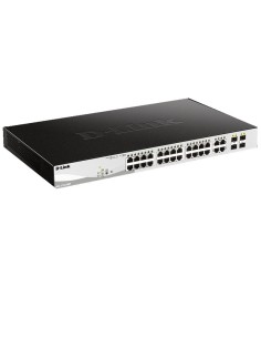 SWITCH GIGA 28PTOS DLINK DGS-1 210-28MP  CPN SMART,POE...
