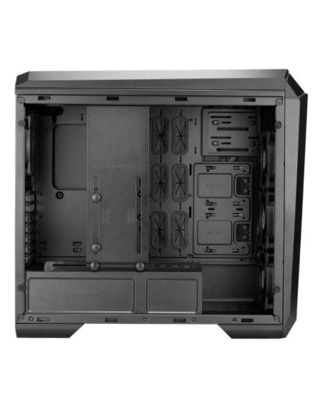 CAJA GAMING CHIEFTEC STALLION  II RGB NEGRO CRISTAL TEMPLADO PN: GP-02B-UC-OP EAN: 0753263078261   