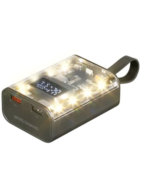 POWERBANK 10000 MAH MARS       GAMING 22.5W LED DISPLAY NEGRO PN: MPK10K EAN: 8435693105336   
