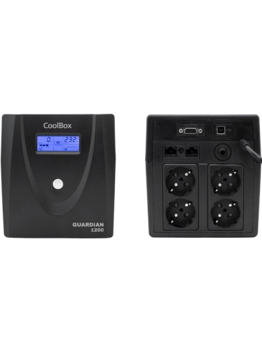 SAI 1200VA COOLBOX GUARDIA3    LCD 720W NEGRO...