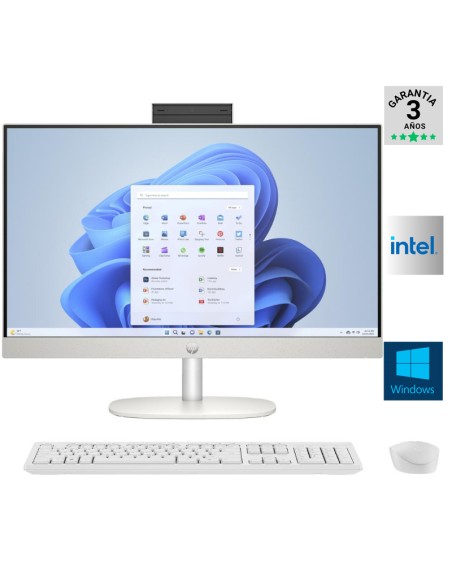 AIO 23.8" HP     I3-1315U    8 GB 512GB W11HOME BLANCO PN: 9Z1X2EA EAN: 198122505753    