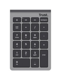 TECLADO WIRE NUMERICO TRUST    XALAS PLATA PN: 25709 EAN:...