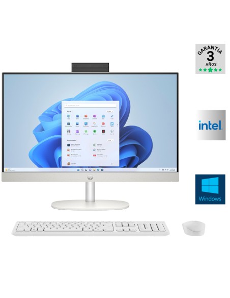 AIO 23.8" HP   I5-1334U  16GB  512GB W11HOME PN: B96B6EA EAN: 198990669755    