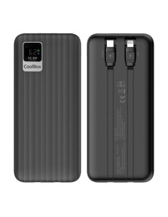 POWERBANK 10000 MAH COOLBOX    CON CABLES INTEGRADOS...