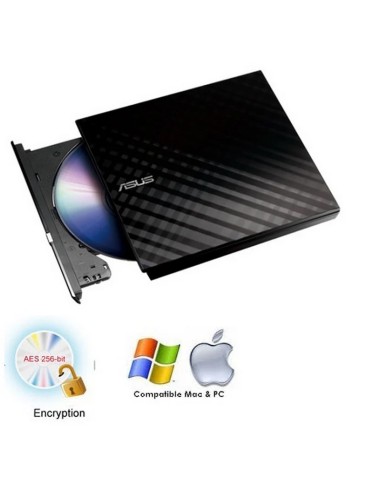 RW DVD EXTERNA ASUS SLIM SDRW- 08D2S-U NEGRA...