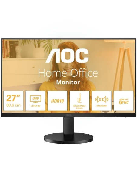 MONITOR   27" AOC U27B3AF IPS  4K MULTIMEDIA NEGRO PN: U27B3AF EAN: 4038986181501   