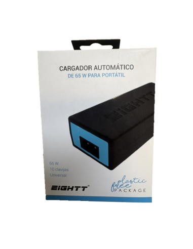 ALIMENTADOR PORT.  65W EIGHTT  NEGRO PN: EC65V2...