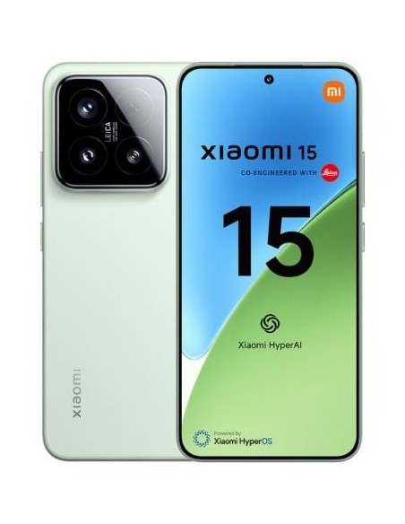 SMARTPHONE 6.36" XIAOMI 15     12GB / 512GB/ NFC / 5G/ VERDE PN: MZB0ITWEU EAN: 6932554406035   