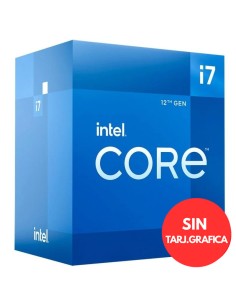 INTEL S-1700 I7-12700F   BOXV  2.1GHZ CON VENTILADOR PN:...