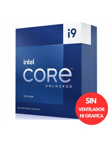 INTEL S-1700 I9-13900KF  BOX   3GHz SIN VENTILADOR PN: BX8071513900KF EAN: 5032037258623   