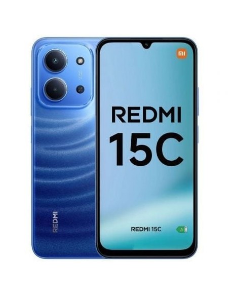 SMARTPHONE  6.9" XIAOMI REDMI  15C 4GB 256GB NFC AZUL PN: MZB0LIEEU EAN: 6932554458218   