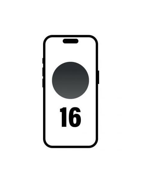 SMARTPHONE 6.1" APPLE IPHONE   16 128GB 5G NEGRO PN: MYE73QL/A EAN: 0195949821899   