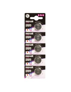 PILAS BOTON 3V 5 UNDS MAXELL   CR2025 PN: CR2025MAXB5...
