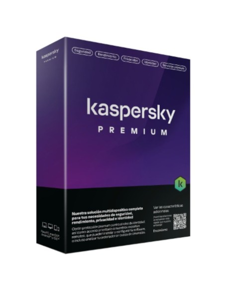 AV KASPERSKY PREMIUM       3LC 1 AÑO PN: KL1047S5CFS-SSB- EAN: 5056244931605   