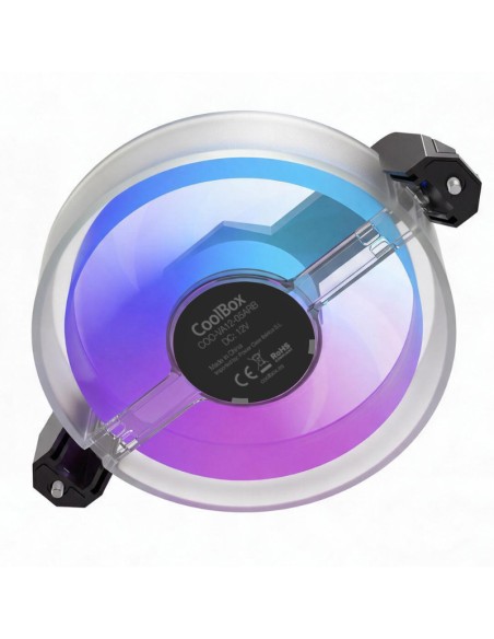 VENTILADOR 12CM GAMING COOLBOX T12 REVERSE ARGB PN: COO-VA12-05ARB EAN: 8436624423512   