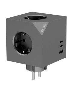 BASE 3 ENCHUFES CUBIK MAGNET   CON CARGA USB PN:...